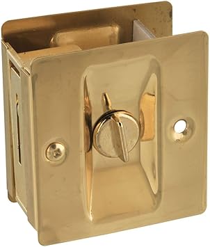 Amazon Com National Hardware N216 077 V1951 Pocket Door Latch In Solid Brass Home Improvement