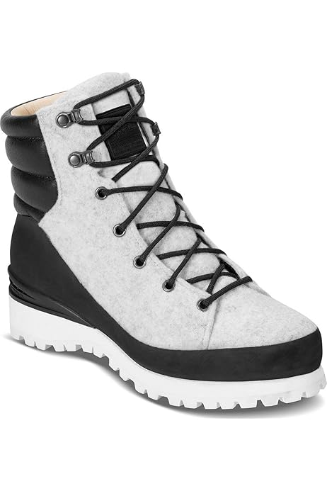 white hiker boot