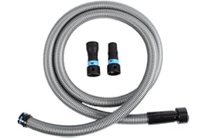 Cen-Tec Systems 94181 Quick Click 10 Ft. Hose for Home and Shop Vacuums with Multi-Brand Power Tool Adapter for Dust Collecti