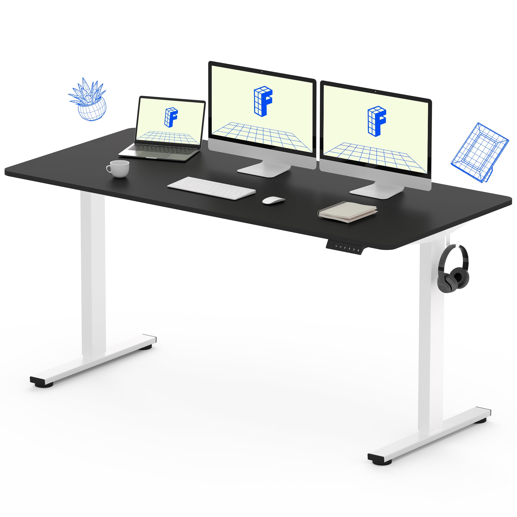 FLEXISPOT 60" Large Height Adjustable Standing