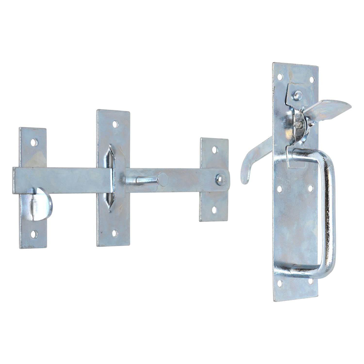 Suffolk Latch, Steel, Bright Zinc Plated, Garden gate, Wooden Gate, Heavy Duty