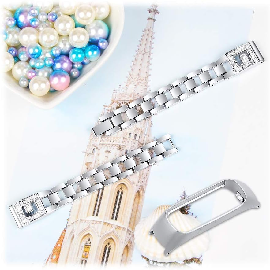 TenCloud Metal Straps Compatible with Samsung Galaxy Fit e R375 Strap - Image 4