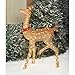 CHRISTMAS BUCK DOE SCULPTURE SET PRE LIT REINDEER DEER LIGHT OUTDOOR YARD DECOR