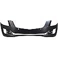 Garage-Pro Front Bumper Cover Compatible with Cadillac ATS 2015-2018 Primed with Park Assist Sensor Holes and Tow Hook Cover Sedan - CAPA
