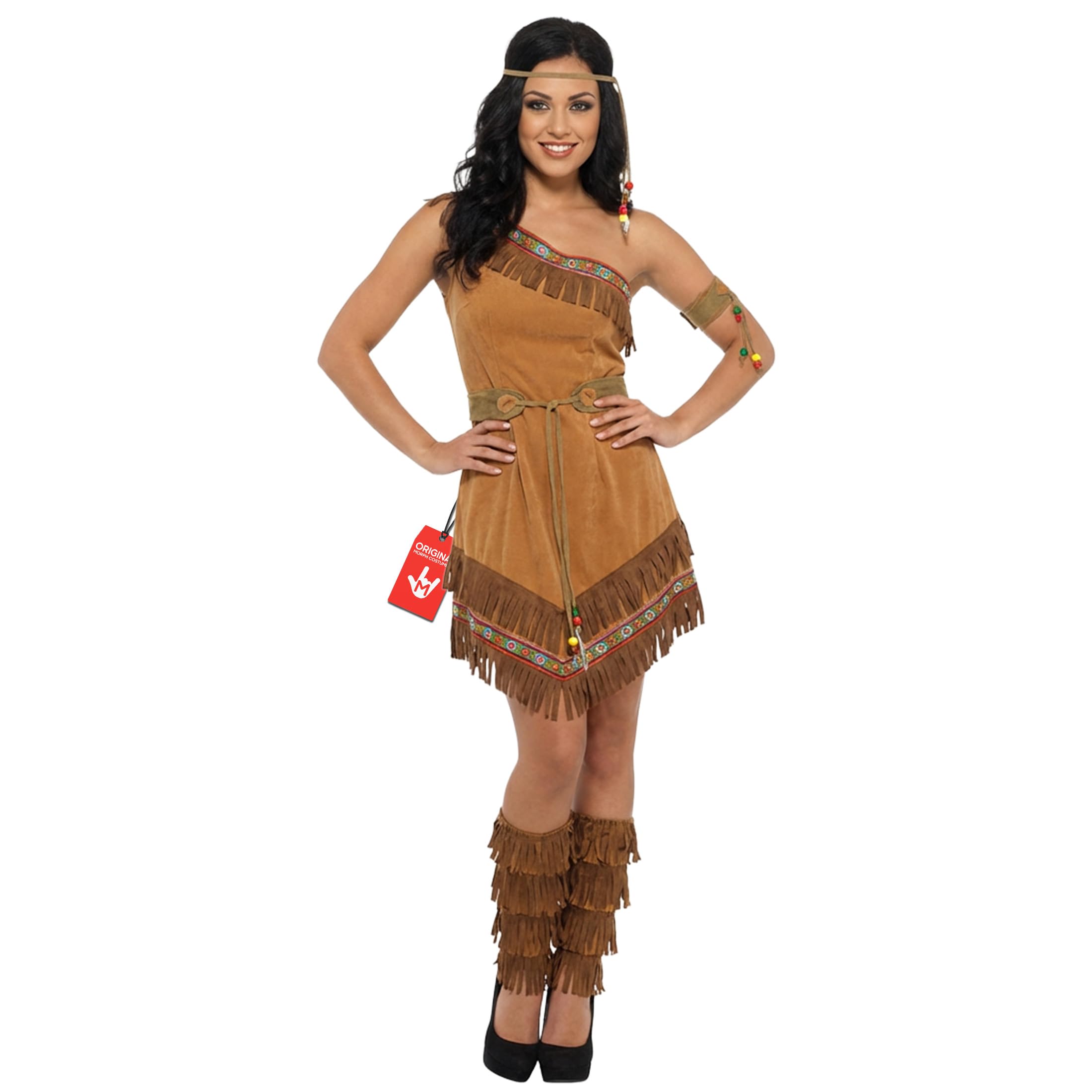 Fun Shack Womens Indigenous American Costume Adults Book Character Outfit World Book Day Costumes Adults Women X-Large