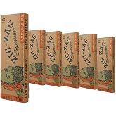 ZIG-ZAG Rolling Papers 1&frac14; Unbleached (6 Booklets) - 50 Sheets Each
