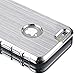 ULAK iPhone 6S Case, Chrome iPhone 6S Hard Case Brushed Metal Thin Slim for Apple iPhone 6S & iPhone 6 4.7 Inch (Silver)