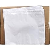 500 Pcs 9.5 x 12 Clear Packing List Envelopes Compatible with 8.5 x 11 inch Packing Envelopes for Shipping Mailing Pouch Enclosed Bags with Packing Slips Invoice Label