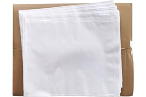 500 Pcs 9.5 x 12 Clear Packing List Envelopes Compatible with 8.5 x 11 inch Packing Envelopes for Shipping Mailing Pouch Encl