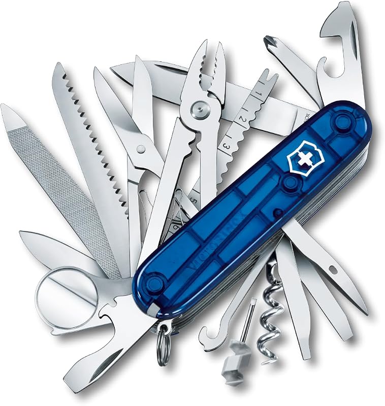 Couteau Suisse Swiss Champ - Multitool 33 Fonctions - Bleu