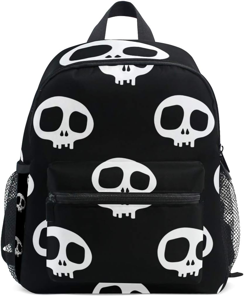DEZIRO Skeleton Black And White kid’s Bookbag School pack Backpacks Travel bag