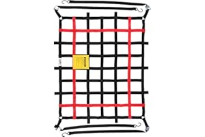 Orion Motor Tech Cargo Net for Pickup Truck Bed, 3.5'x4.2' Net for SUV ATV Oil Rig Cargo Rack, Heavy Duty Accessories with S-