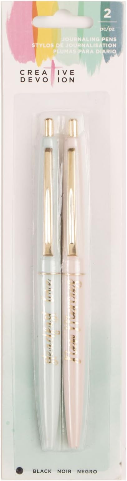 American Crafts 2 Piece Journaling Pens Creative Devotion