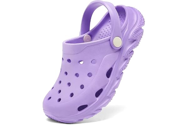 Cubufly Kids Boys Girls Clogs Toddler Slip on Garden Shoes Cute Slides Sandals Indoor Outdoor (Toddler/Little Kids/Big Kids)