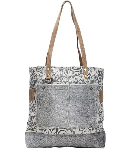 Amazon.com: Myra Bags Side Floral Print Upcycled Canvas Tote  display picture 2