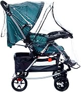 nuosen Universal Baby Stroller Rain Cover for Pushchair Pram 86x55cm view 2