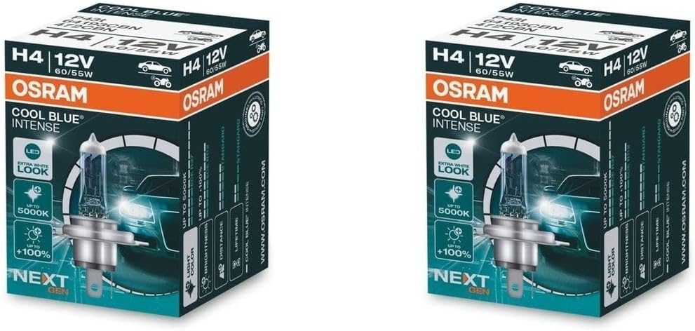 OSRAM Cool Blue Intense NextGen H4 12V 60/55W Halogen Bulb