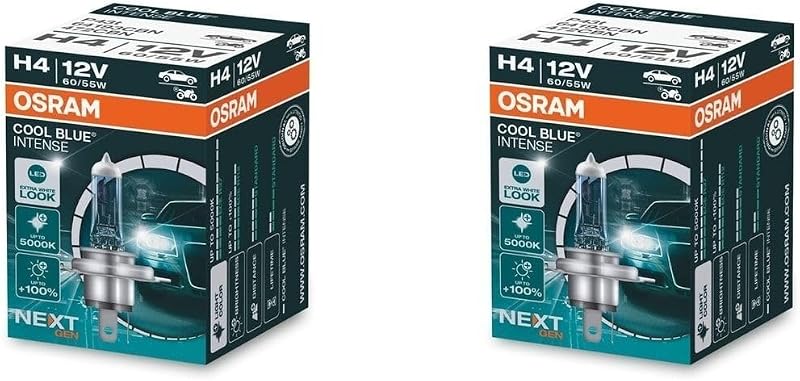 OSRAM Cool Blue Intense NextGen H4 12V 60/55W Halogen Bulb