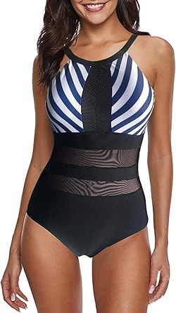 flattering one piece swimsuits for plus size