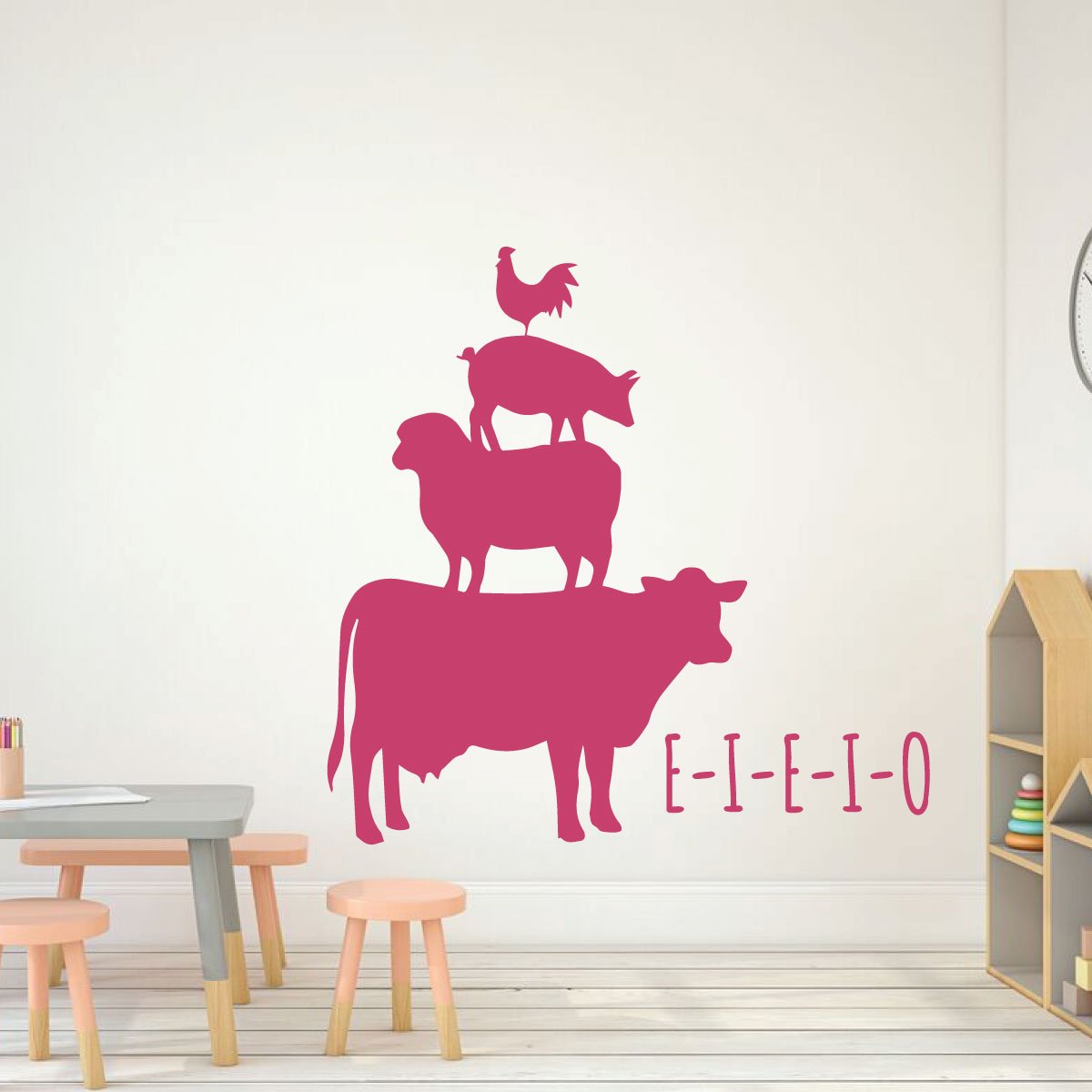 Amazon Com Children Room Decor Chicken Pig Sheep Cow