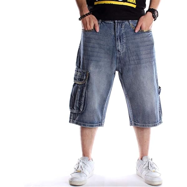 Pantalones Cortos Para Hombre WSLCN, Estilo Retro Holgado, De Algodón, Con Múltiples Bolsillos, Verano Casual