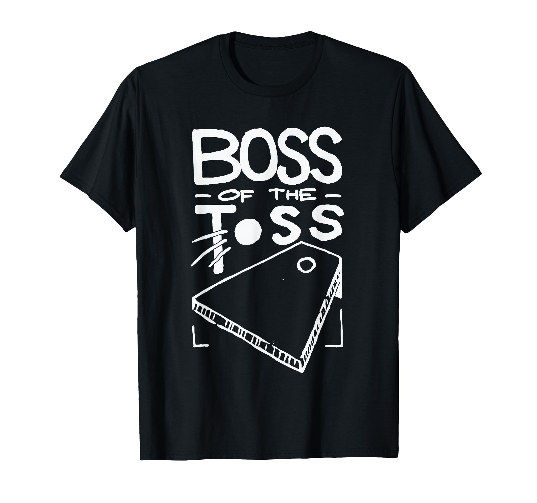 Boss of the Toss Cornhole Game Champ Bean Bag - Corn Hole T-Shirt