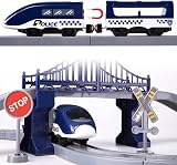 XIAPIA Deluxe 66Pcs Electric Train Set Track Toys for 3 Years Up view 4