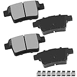 cciyu D1071 Ceramic Rear Brake Pad Set Fit For Ford