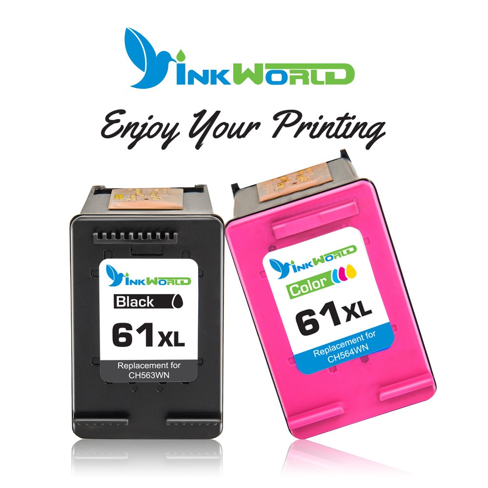 InkWorld Remanufactured Ink Cartridge Replacement Used on 61 61XL Combo