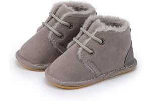 Casazoe Infant Baby Boys Girls Oxford Shoes PU Leather Wedding Loafers Brogue Toddler Baptism Dress Shoes First Steps Walking Flat Lazy Crib Shoe