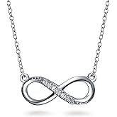 Bling Jewelry Ayllu Amulet Talisman Intertwine Symbol For Heart Infinity Clover For Love Luck Unity Inspirational BFF Open Heart Pendant Necklace For Women Teen .925 Sterling Silver