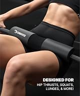 DMoose Fitness Barbell Pad Non-Slip EVA Foam Squat Pad with Safety Straps view 2