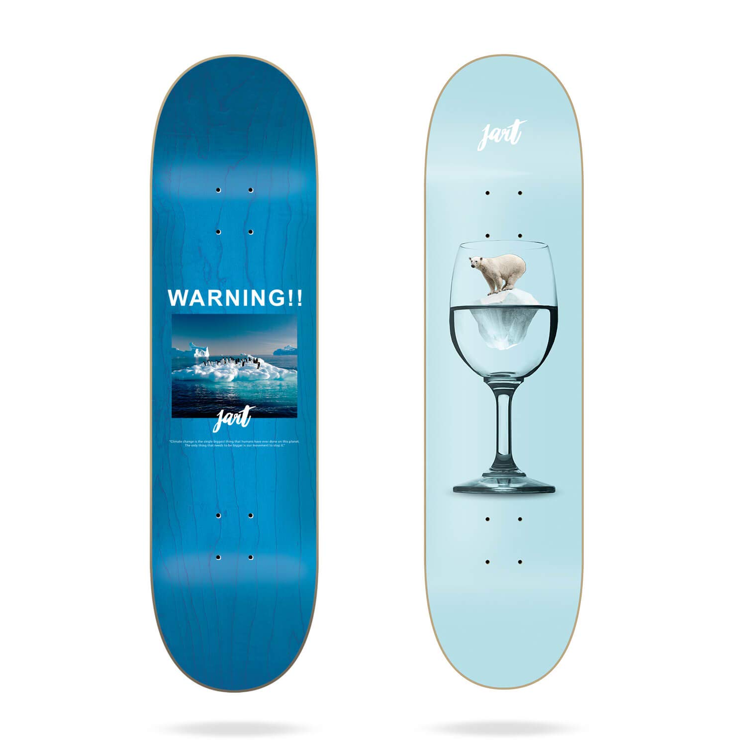 Jart Warning 8.125" LC Skateboard Deck