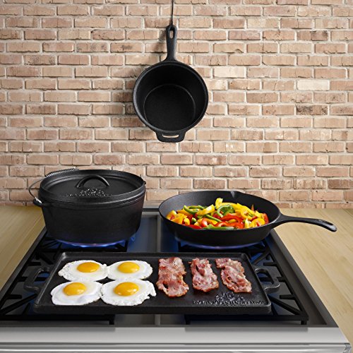 Royal Dutch Cast Iron 11 Piece Cook Box Set with Vintage Carrying