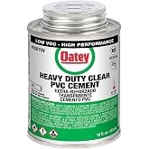 Oatey Clear Cement for PVC 16 oz