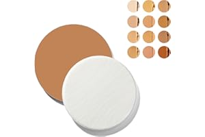 TOTY. toty - Ilumina CC Creamy Compact SPF 50+ Refill - Mineral Sunscreen for Face - Cream Foundation Balm - Blurring, Matte Light Coverage - Water Resistant - All Skin Types - By Sofia Vergara, 10 g. 4C