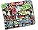Rick And Morty Leather Biofold Wallet with FREE 35 Pcs Rick and morty Sticker Pack
