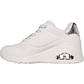 Skechers - Womens Uno Wedge - Hi Steps Sneakers, Color Off White, Size: 9.5 M US