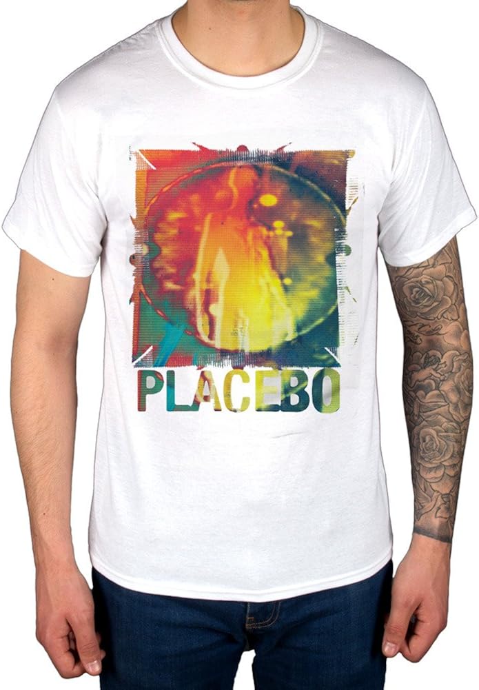 Official Placebo TShirt Alternative Rock Band Music Amazon.co.uk