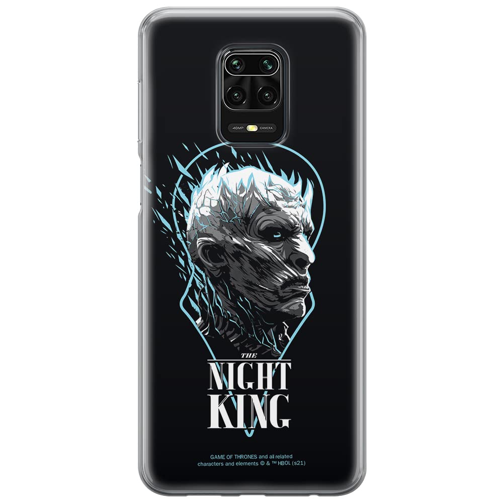 ERT GROUP mobile phone case for Xiaomi REDMI NOTE 9 PRO/ 9S original and officially Licensed Game of Thrones pattern 001 optimally adapted to the shape of the mobile phone, case made of TPU