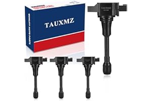 TAUXMZ Ignition Coil Pack Set of 4,UF549 Coils for Nissan/for Infiniti, Frontier Altima Versa Sentra Cube NV200 Rogue 2007 2008 2009 2010 2011 2012 FX50 QX60 QX70 2013 14 1.6L 2.4L 2.5L OE#C1696 5C175