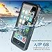 iPhone 7 Plus/8 Plus Waterproof Case, GOCOOL Built-in Screen Protector Full Sealed Cover, Clear Sound, Shockproof, Dustproof (Black)