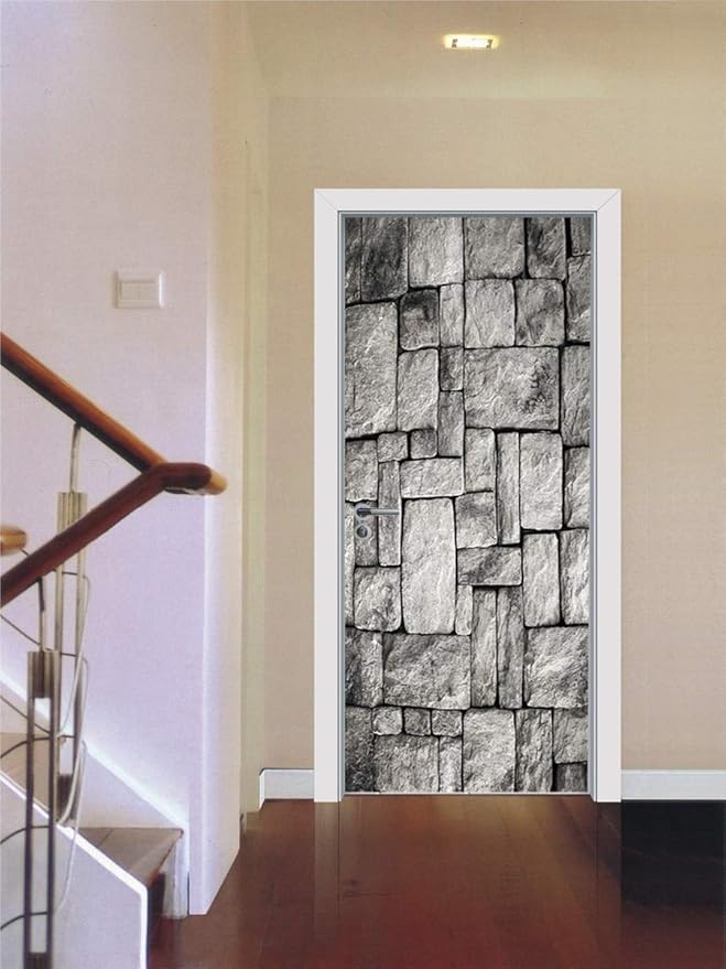 Etiqueta De La Puerta Vintage De Piedra Ladrillo Puerta Etiqueta ...