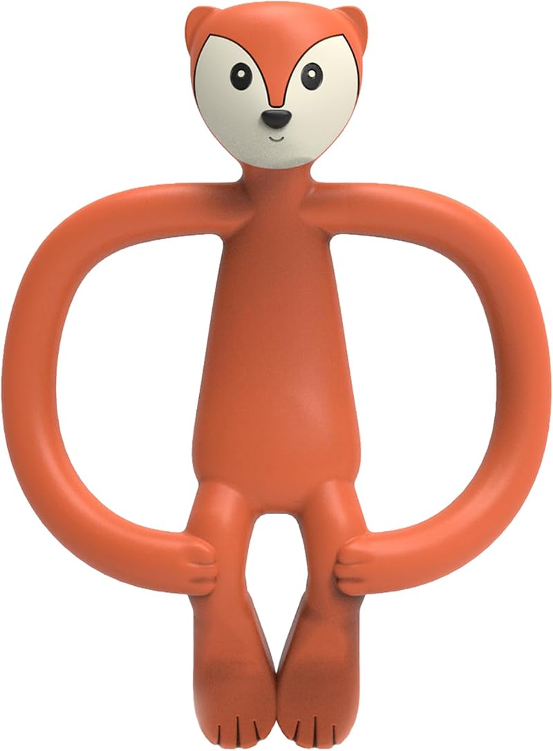 Matchstick Monkey Teether Gel Applicator Fudge Fox 11 cm Antimicrobial BPA Free