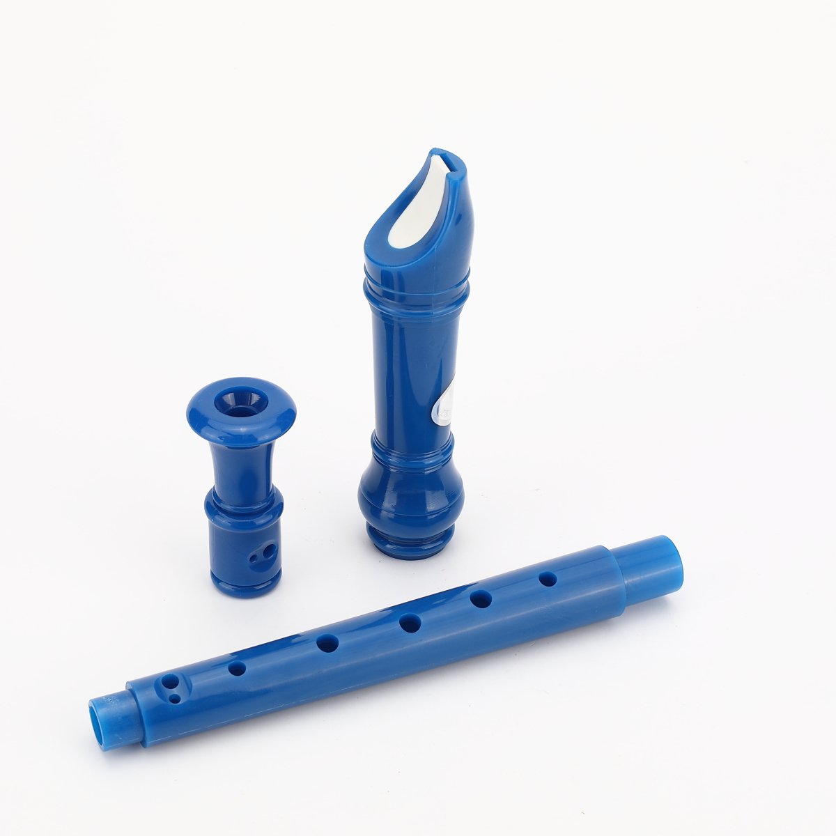 8Bees Soprano Recorder Descant Recorder Basic Musical Instrument for School (Blue)