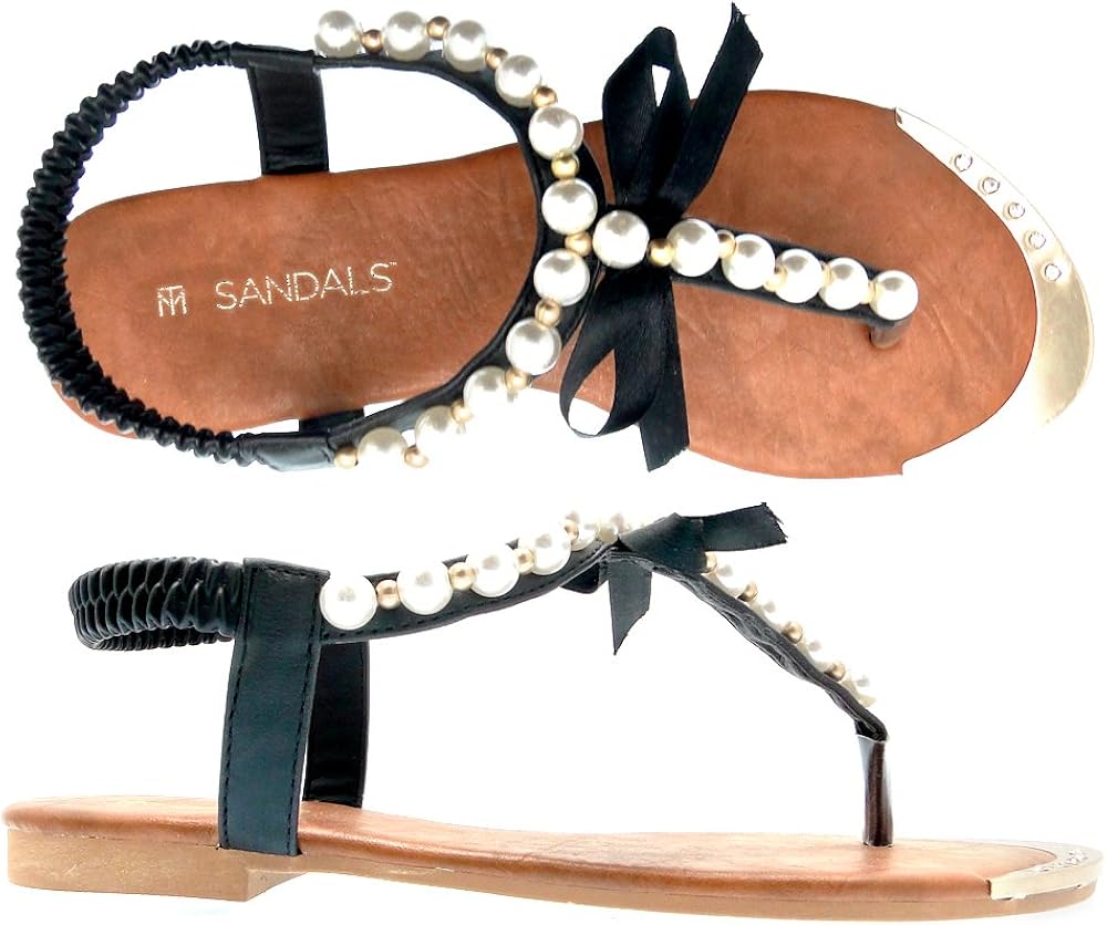 Black Pearl Sandals (8 Women UK / 41 EUR) Amazon.co.uk Shoes & Bags