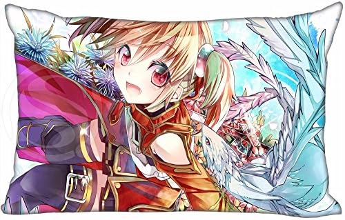 T284 NEW Sword Art Online &6 Pillowcase 16x24Inch (two sides)Comfortable pillow cover the best gift 819#284ag