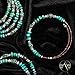 $80 Tag Certified Authentic Navajo Native American Natural Genuine Turquoise Adjustable WRAP Bracelet