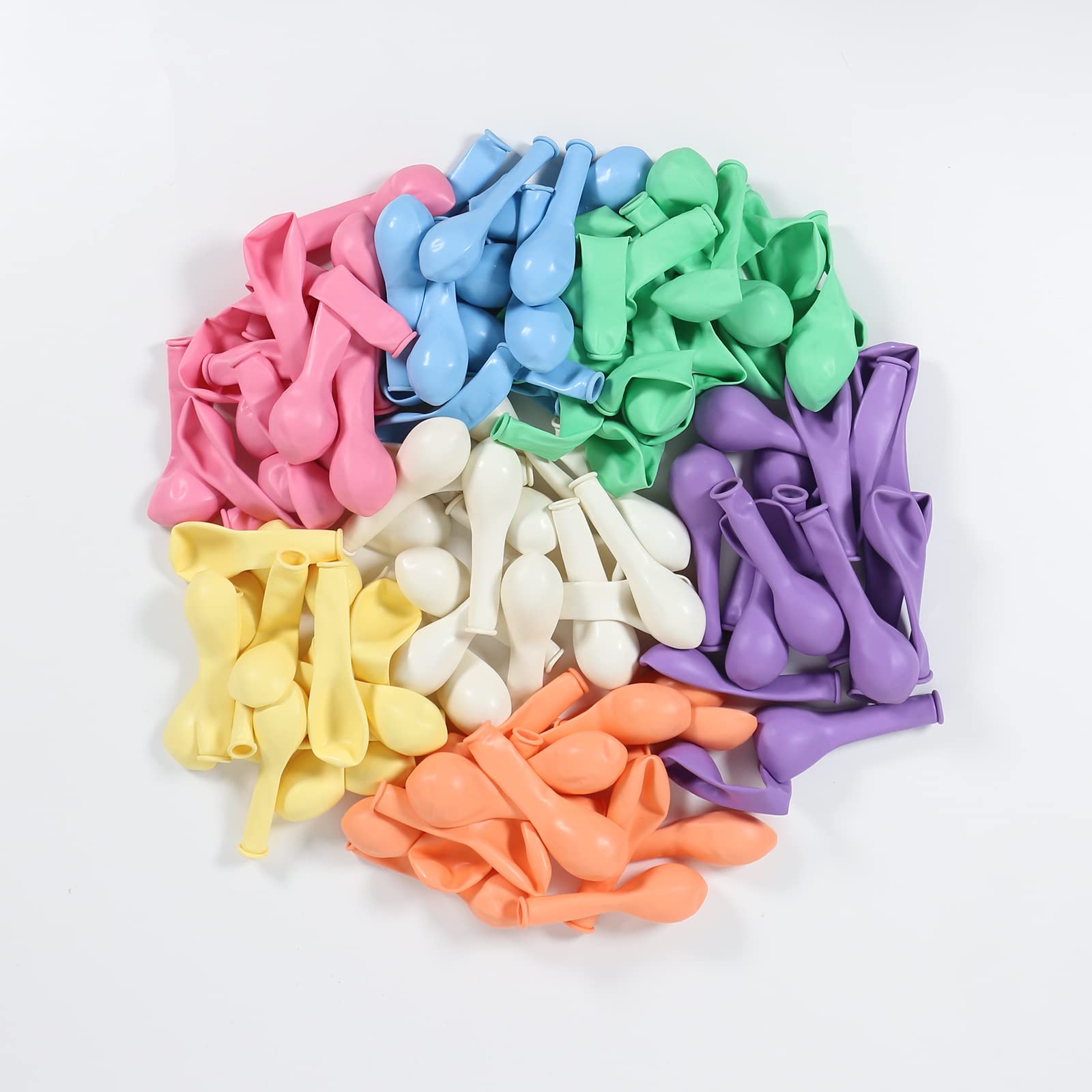 5 Inch Balloons Assorted Colors 105 Pieces, JOGAMS Pastel Balloons Party Balloons for Birthday Party Wedding Baby Shower Picnic Festival Anniversary Decorations