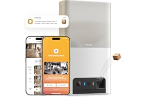 Petcube Bites 2 Lite Interactive WiFi Pet Monitoring Camera with Phone App and Treat Dispenser, 1080p HD Video, Night Vision, Two-Way Audio, Sound and Motion Alerts, Cat and Dog Monitor